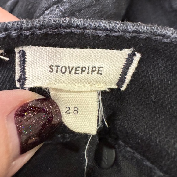 Madewell Stovepipe Jeans | Size 28 | Black Denim 🖤 - Picture 10 of 10